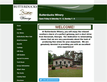 Tablet Screenshot of butterduckswinery.com